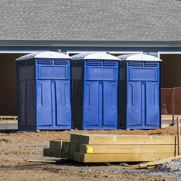 what is the expected delivery and pickup timeframe for the porta potties in Tyronza Arkansas